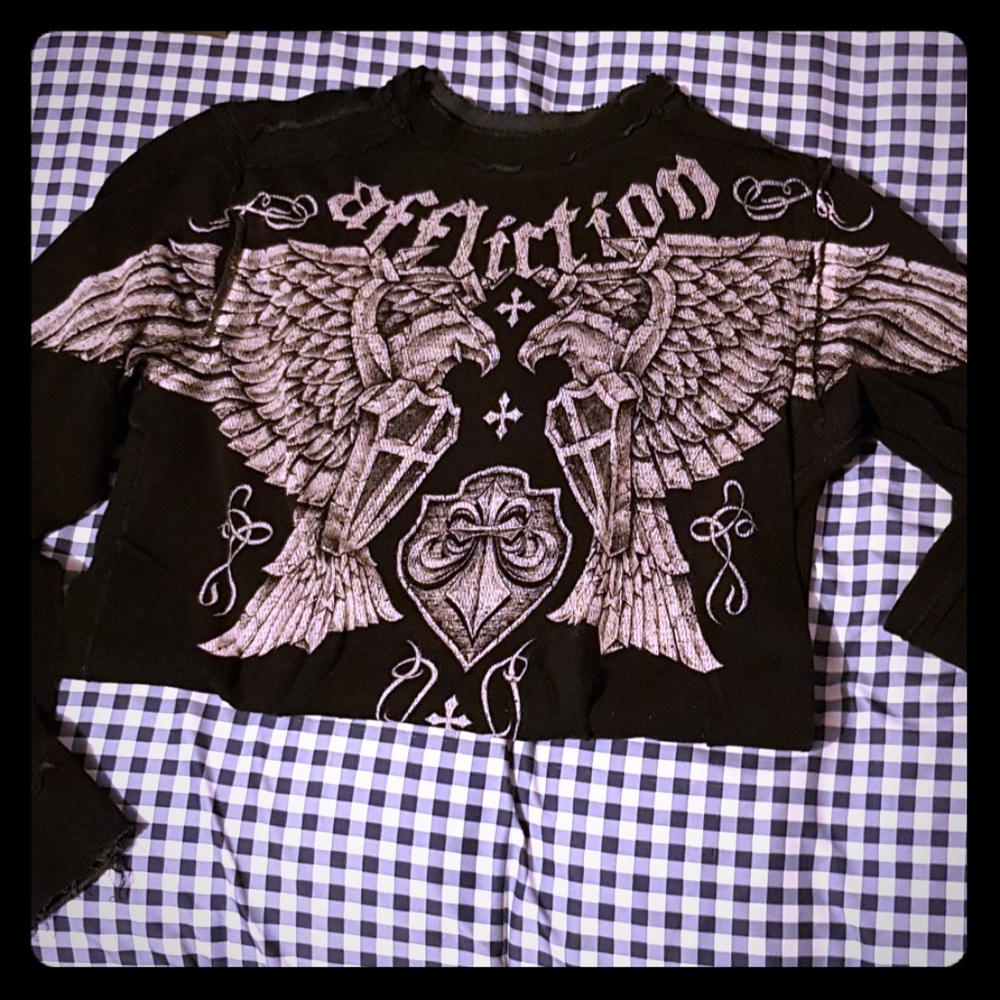 Mens reversible long sleeve